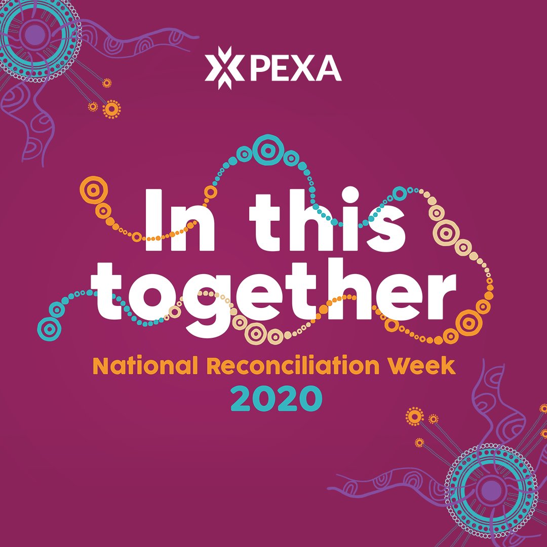PEXA_Group's tweet image. Proud supporters of #NationalReconciliationWeek. #NRW2020 celebrates its 20th anniversary with the theme '#InThisTogether'.While we’re physically distanced, it’s important we reflect on what togetherness means.What does reconciliation mean for you?#OurHistory #OurStory #OurFuture