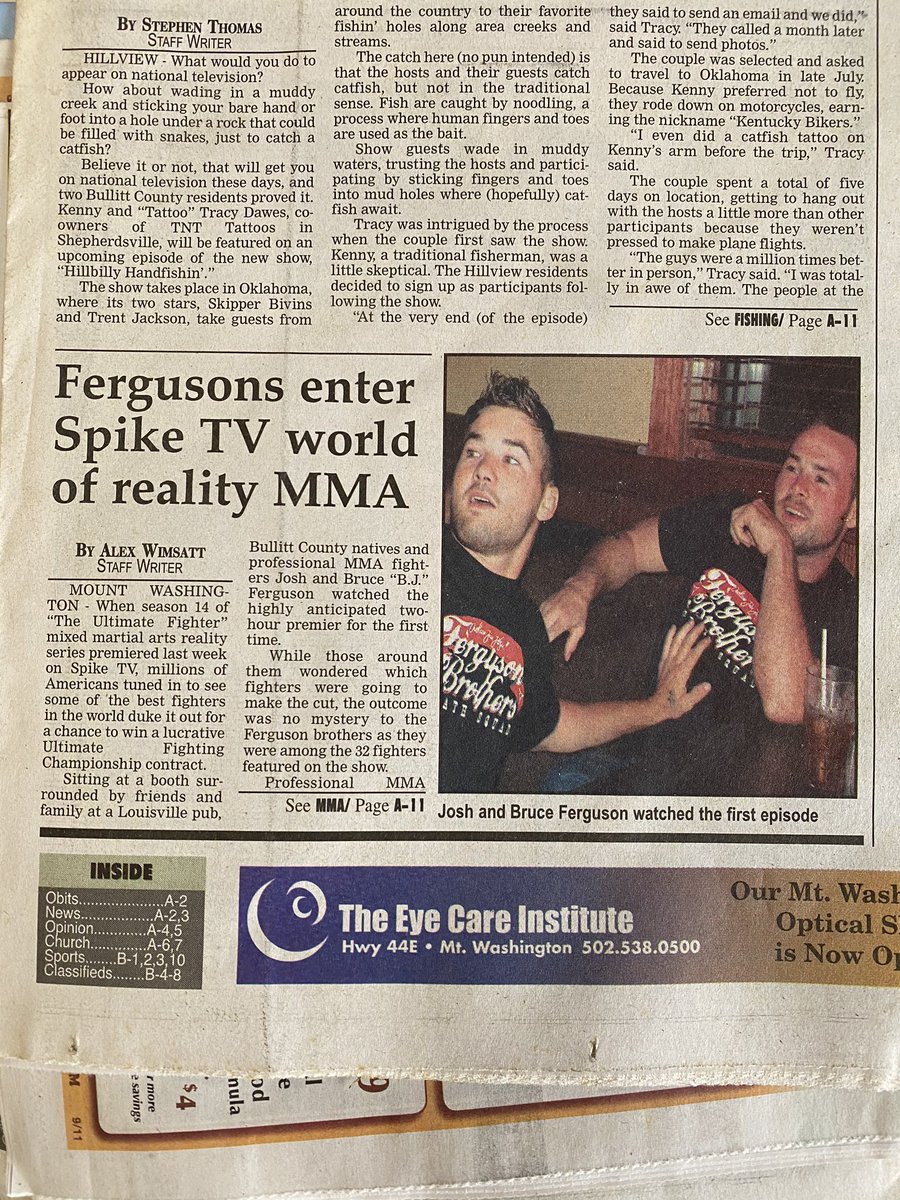 TazFerguson's tweet photo. Found a few articles in the barn
#joshtazferguson #tazferguson #ufc #tuf @ufc @UltimateFighter https://t.co/MQK4tixoGq