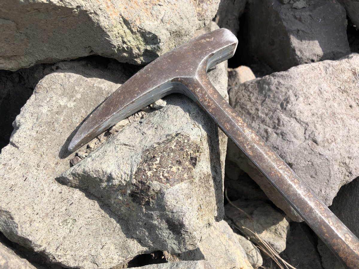 deep_sample's tweet photo. Crustal xenoliths observed in the neighborhood.
ご近所富山でアダカイト的火山岩の中に時々、捕獲岩があるんだよなぁ。 島弧下部地殻の情報引き出せないかなぁと。。。
#フィールドに行くまでの妄想
#randomfieldworkphoto https://t.co/kAm2AkvTkO