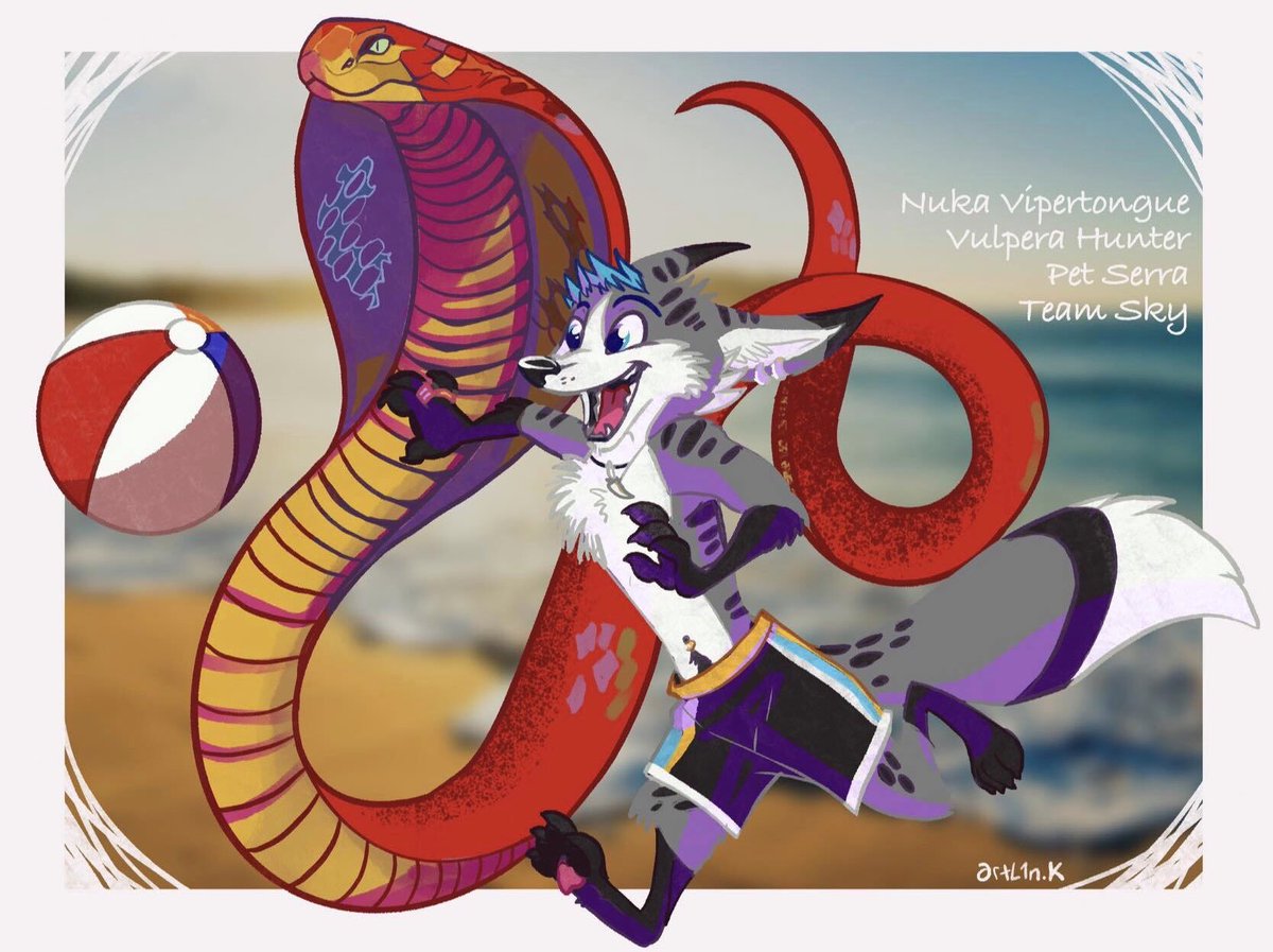 artL1nk's tweet image. Look out! It's Nuka for @HighwindSniper for the upcoming #worldofwarcraft #roleplayevent / #artfight....#StranglethornBonfireBash! I'll be entering as well ❤️ #wyrmestaccord #STVBB #STVBB2020 #WoW #Roleplay #Vulpera #furry #furryart #furryartist