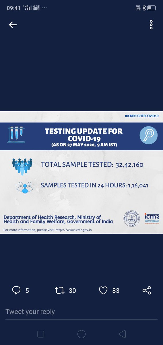  #COVIDUpdates  #India Total no.of tests-3242160Case-151767Total infection rate-4.68%Last 24hrs.Test-116041Case-6387Infection rate-5.5% #Pakistan Total no.of tests-499399Case-59151Total infection rate-11.85%Last 24hrs.Test-8491Case-1446Infection rate-17%Now Compare 