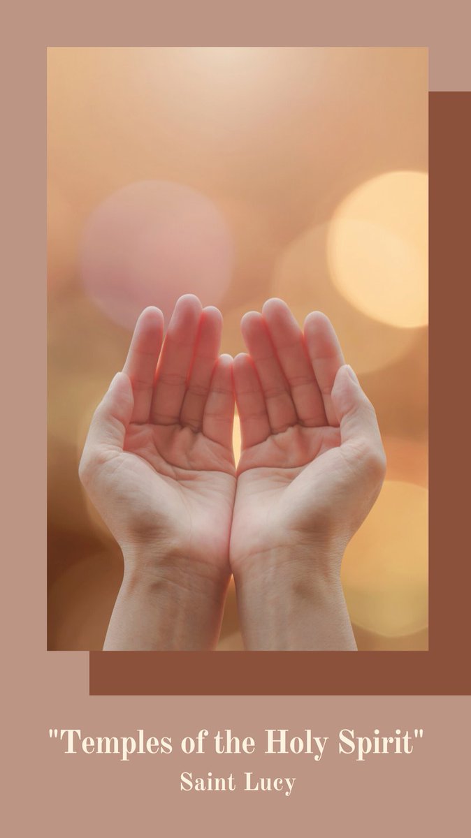 Catholic_Priest's tweet photo. "Those whose hearts are pure are temples of the Holy Spirit." - #SaintLucy #PreparingforPentecost
.
📷 Women Praying / © Chinnapong / Getty Images Pro #CatholicPriestMedia #Catholic_Priest #Easter2020 #SacredArtandImages https://t.co/XXEUsQ1ytY