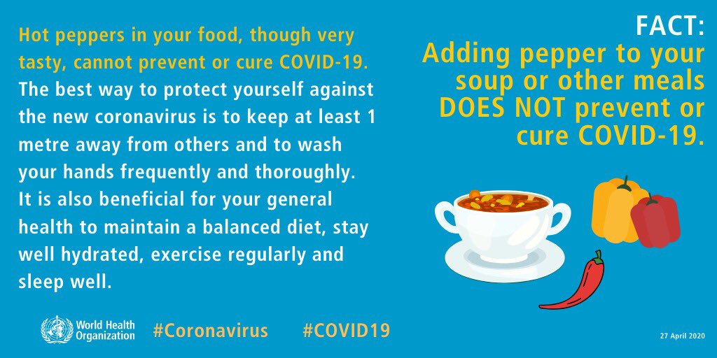 ThePerfectHelp's tweet photo. True or False? There's a lot of information circulating about COVID-19, the disease caused by the new coronavirus, so it’s important to know what’s true and what’s not.
#ThePerfectHelp #FirstaidAE #StaySafe #StayHealthy #WHO https://t.co/DXB5h4KAi2