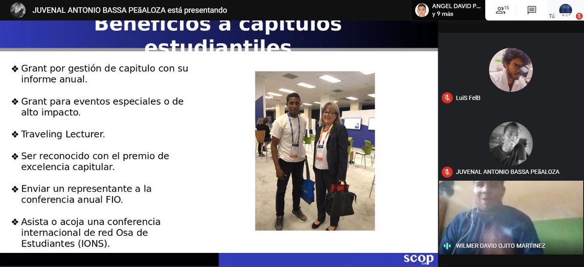scopUA's tweet photo. Nuestro capítulo fué presentado hoy ante los estudiantes de la universidad. Una presentación muy amena a cargo de nuestro presidente Wilmer Ojito https://t.co/l1V5Y9BjkJ