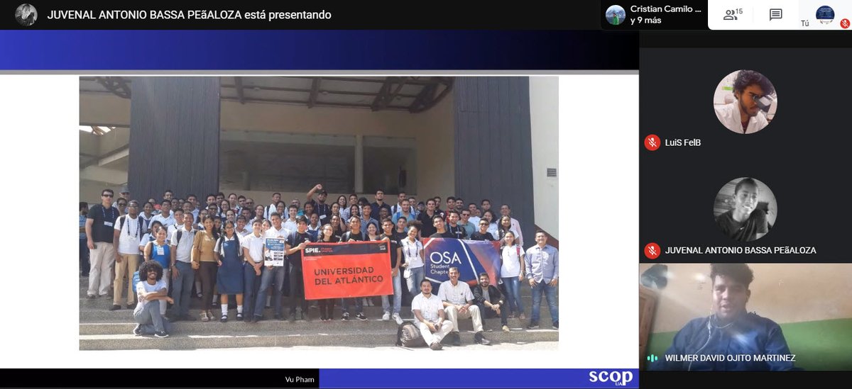 Nuestro capítulo fué presentado hoy ante los estudiantes de la universidad. Una presentación muy amena a cargo de nuestro presidente Wilmer Ojito