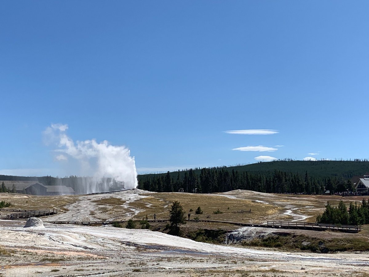 The next time you visit Yellowstone National Park to check out the Old Faithful geyser, know that if you wait for too long for the geyser to go off... you are likely to witness a longer eruption.