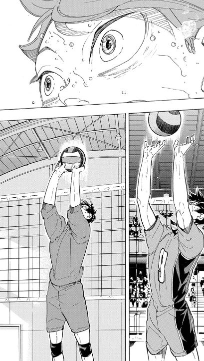 if strength is freedom, and hinata is truly free from his inferiority to kageyama and is finally strong enough as a player with his own merits...choosing to play WITH kageyama would be the ultimate proof of that. after all, playing volleyball is about having fun isn't it.