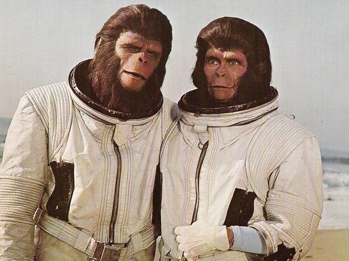 бегство с планеты обезьян 1971