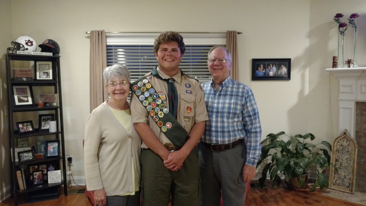 KatieGaertner1's tweet photo. From your very first Cub Scout meeting until now, your goal never changed - Eagle Scout!  Proud of your hard work, dedication, and determination.  Three generations of Eagle! @JakeGaertner43 https://t.co/UtDZ7a4Gun