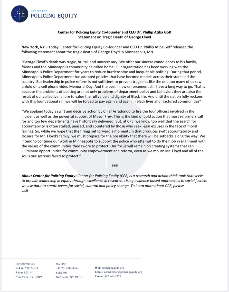 Policing Equity tweet media