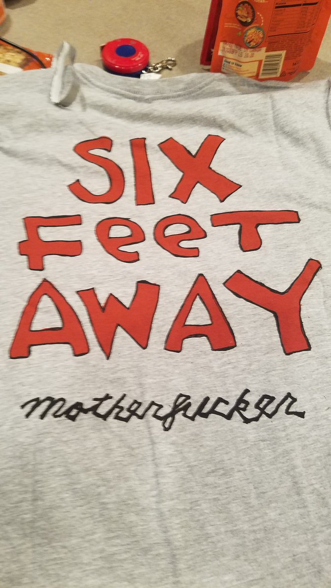 producerdoom's tweet photo. Super stoked to find this waiting for me when I got home from work. Just wish I had a rock show to wear it to. @drivebytruckers #QuarantineTogether #SixFeetAway https://t.co/PRIk6Mkvrs