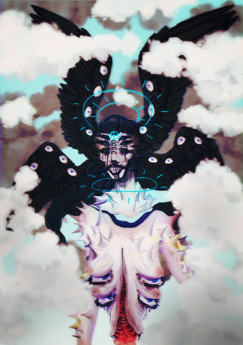 eyeshinesss's tweet photo. cw // gore, body horror, nudity

-
-
-
realized i never posted the big scary lady in my pfp https://t.co/ox3hvBlIY3