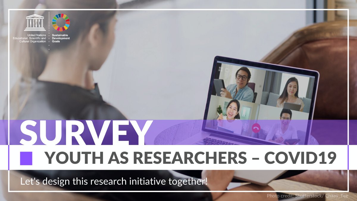 📣 Attention young people! 

🙋  Help us shape the “Youth As Researchers – #COVID19” project!
✍️ Get involved in designing this initiative by taking this 5-min survey!

English: bit.ly/YaR19EN
French: bit.ly/YaR19FR

ℹ️ bit.ly/YaRCOVID19