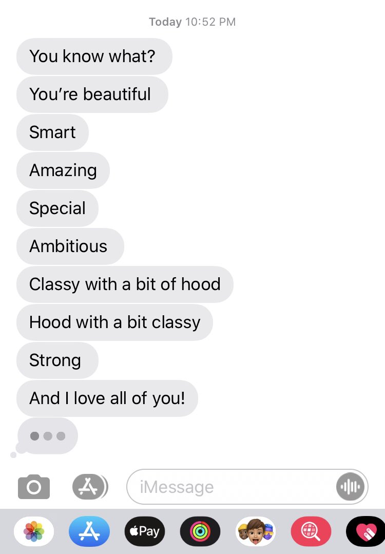 shewolftweets's tweet photo. I don’t need anybody else 🤗 #randomtexts https://t.co/9qwgGUKfDe