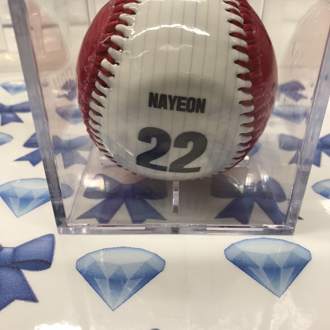 twice ナヨン ストライクゾーンサイン入りボール 22