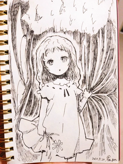 久しぶりにボールペン落書き 