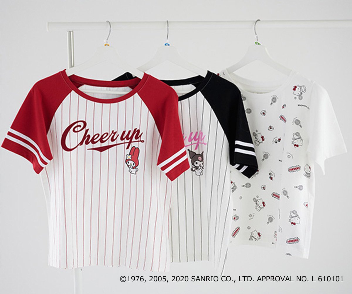 Majestic Legon News Me Time 新作登場 元気になれるスポーツモチーフの ｔシャツコレクション サンリオキャラクターコラボの ガーリーなオリジナルｔ 5 29 Fri 店舗 オンラインストア 販売開始予定 Majesticlegonjp マジェスティック