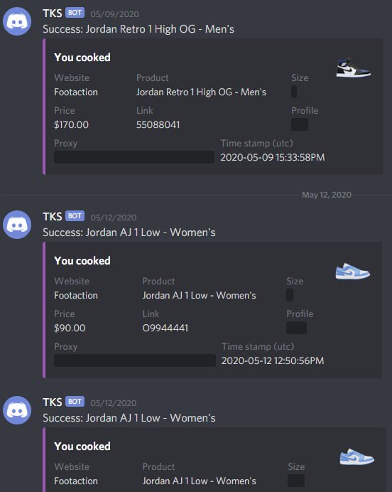 securrred's tweet photo. S/o to @theKickStation and @UnknownProxies for easy restock cops https://t.co/l0f801OM0h