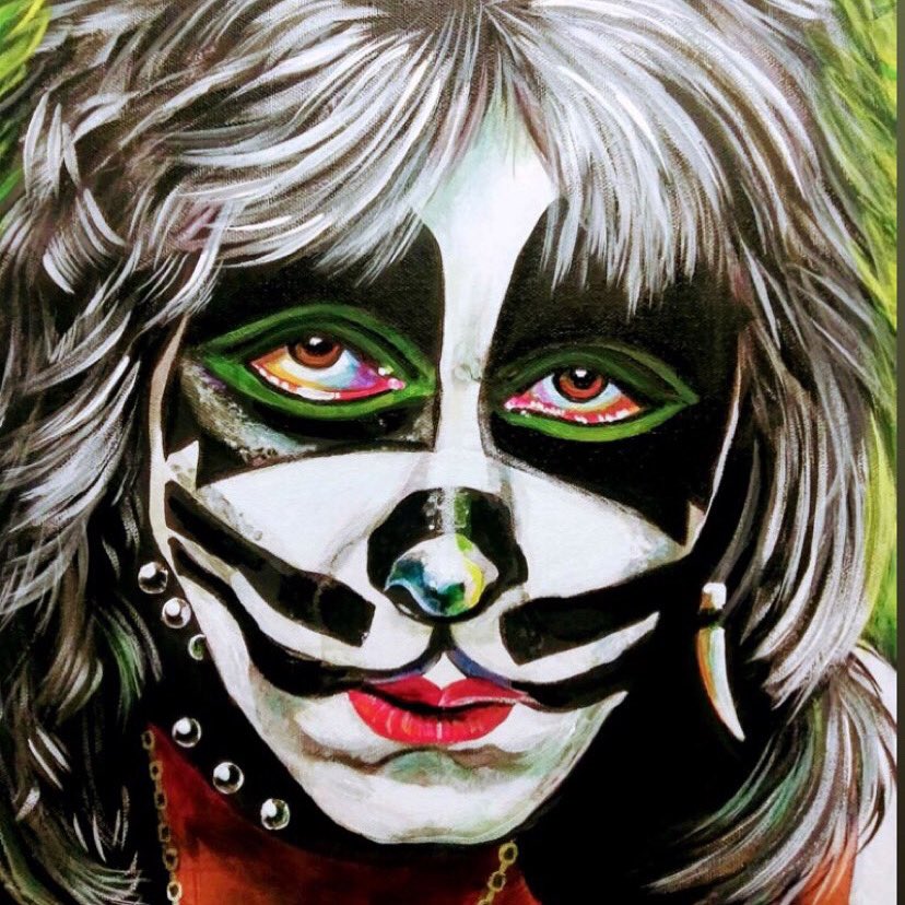 Latest painting -hand done on ready to hang canvas ! Message to order!
