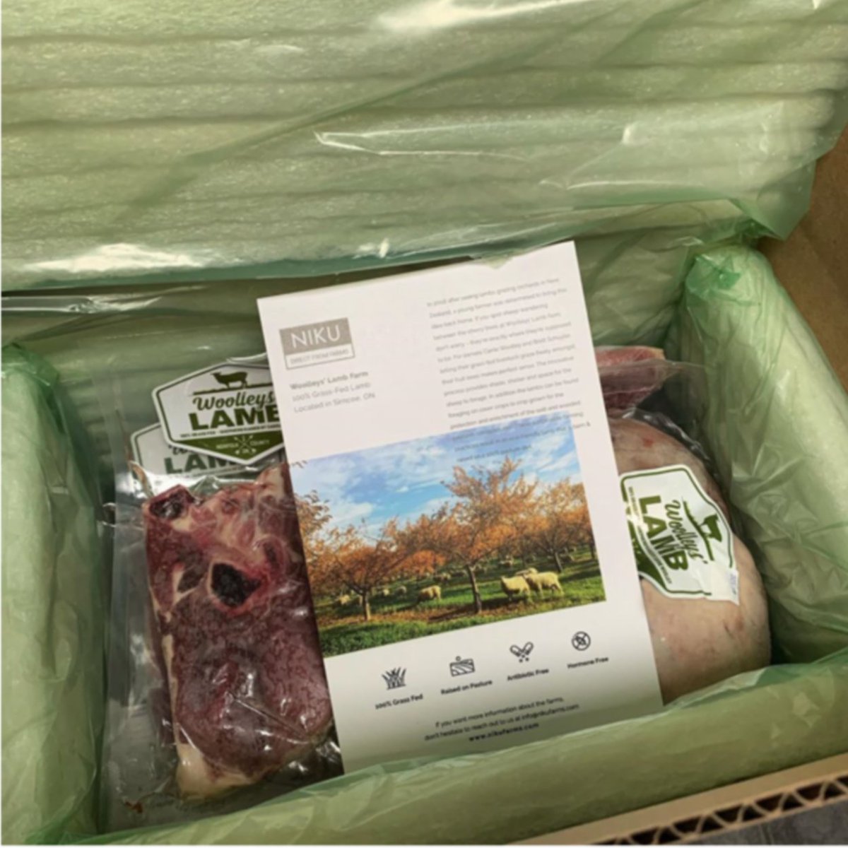 Most recently, NIKU Farms has prevented over 44,000lbs of EPS (expanded polystyrene, like styrofoam) from polluting landfills by using biodegradable, compostable, and water-soluble Green Cell Foam packaging! 🌿 #sustainablepackaging