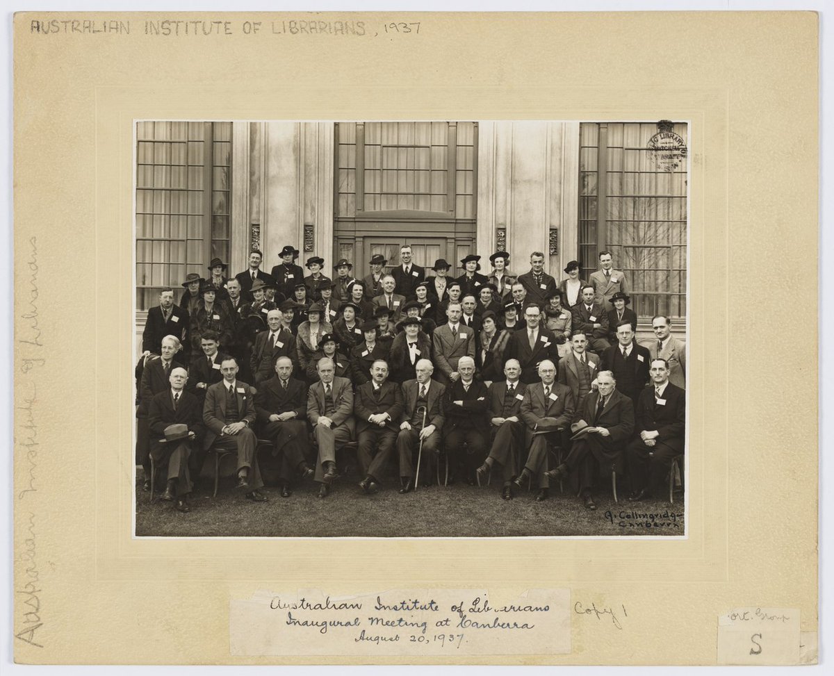 Imforlibraries's tweet image. As a library student @janettewright took me to my first ALIA meeting, the formation of the Status of Women in Libraries Group. Here&apos;s to the women at the 1937 inaugural Australian Institute of Librarians meeting and those who came after who continue to #CreateDisruption #LIW2020