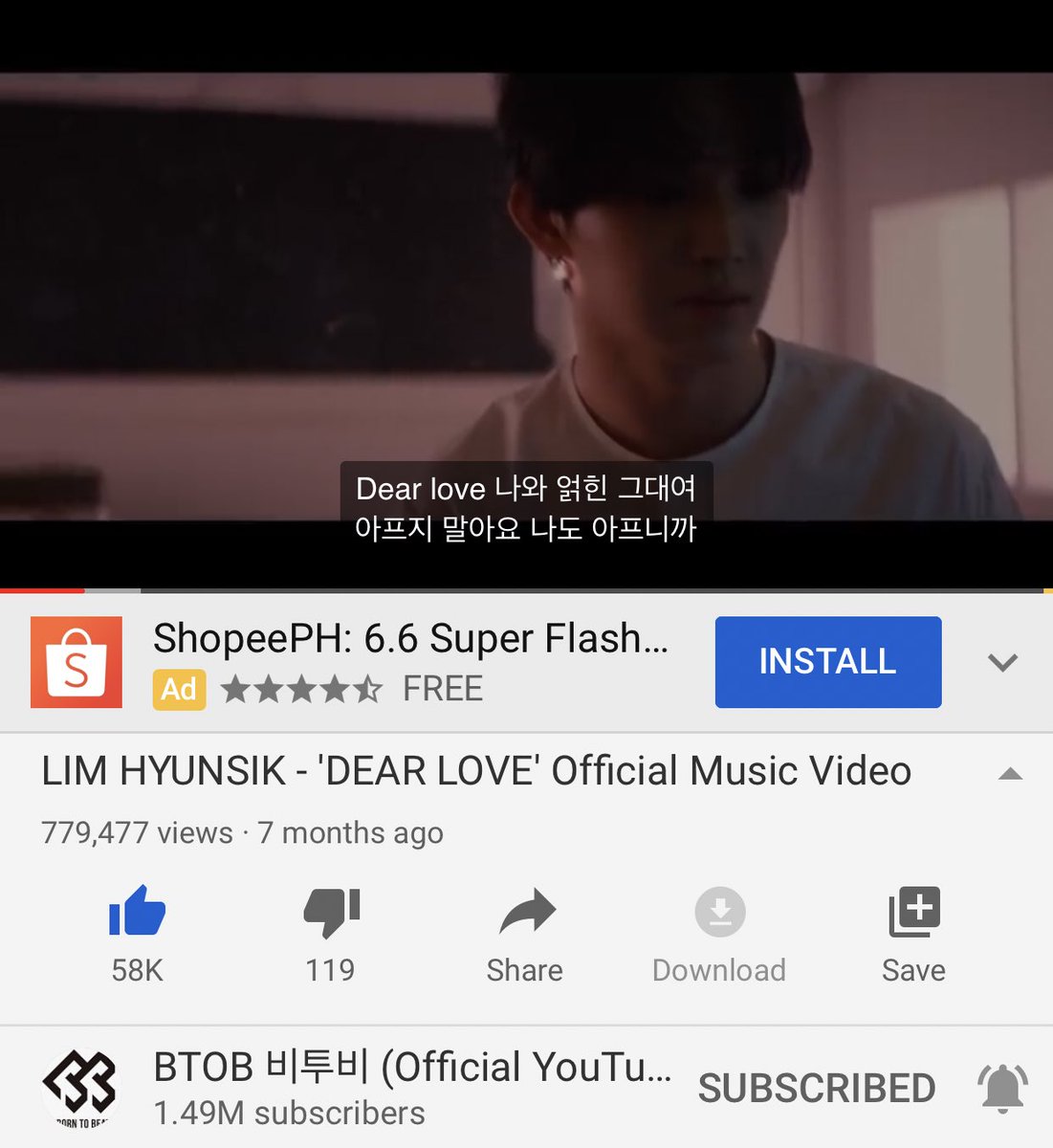 Dear Love view count streaming thread 27MAY2020 12:43PM KST779,477