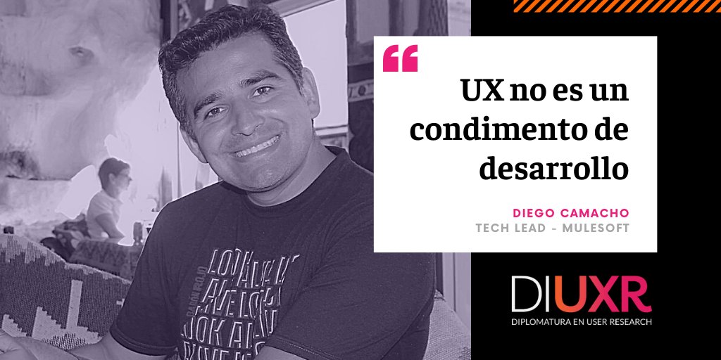 Diego Camacho nos contó su experiencia integrando #UX en entorno de desarrollo de software ágiles, en sus palabras "UX no es un condimento de desarrollo" #ux #uxresearch