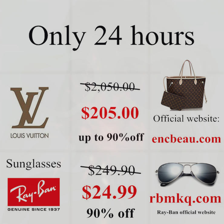 william10958887's tweet photo. LV bag and ray ban sunglasses are on sale today
@colleenw61 @jenn_a_82 @daddytoth @senseimitch @scottguns2 @TraciRamsey10 @Jacobse59708238 @madamBeth2 @itslindauher @MaryAnnConsta11 https://t.co/UZ73gskQ7X