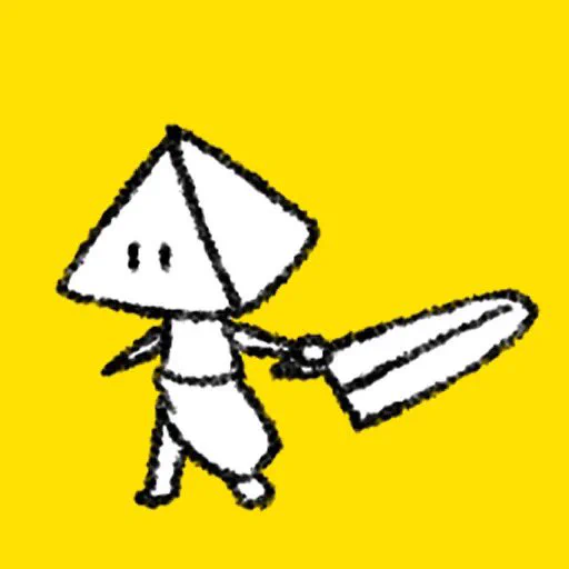 これは記憶を頼りに描いた三角様 