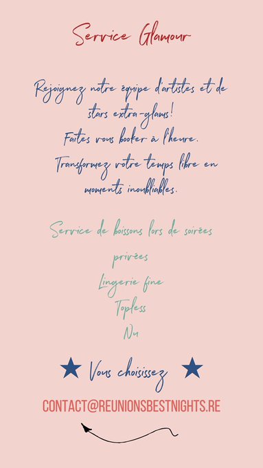 𝓒𝓪𝓵𝓲𝓮 - 2 pic. @azkaban92 Bonjour nous recherchons des modèles sur la réunion 🔥 https://t.co/QyJb3MVviH