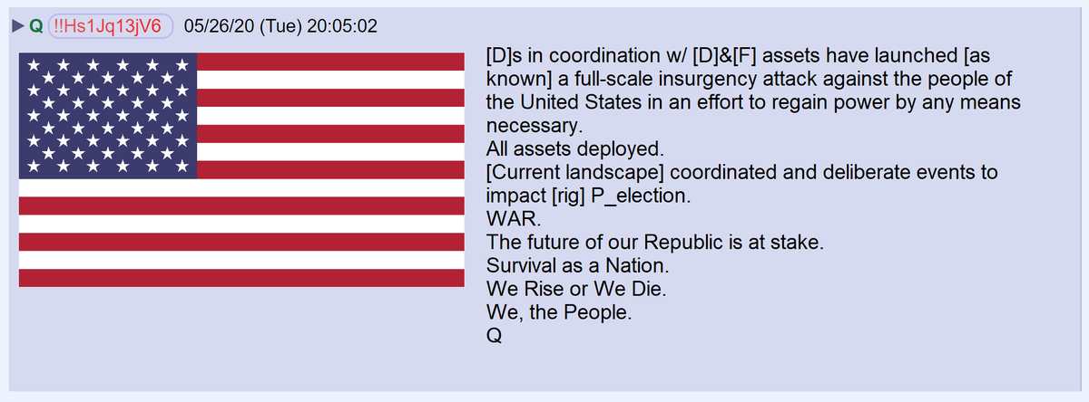 10) Democrat politicians and foreign leaders know if they cannot remove Donald Trump from office this November, it's the end of the line [for them].Everything is at stake.All assets are being deployed.We, the people must rise against tyranny or our nation will die.