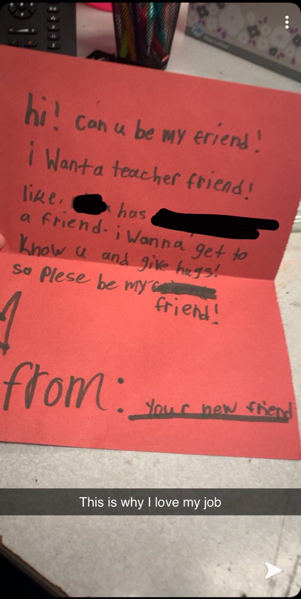 working with kids will never be easy. they don’t listen, they scream, they will say they hate you. but there’s always that one kid that will make everything worth it.