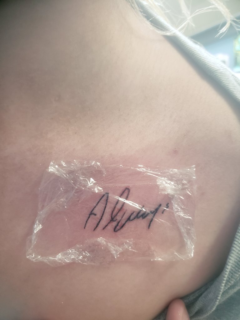 My daddys hand writing ❤