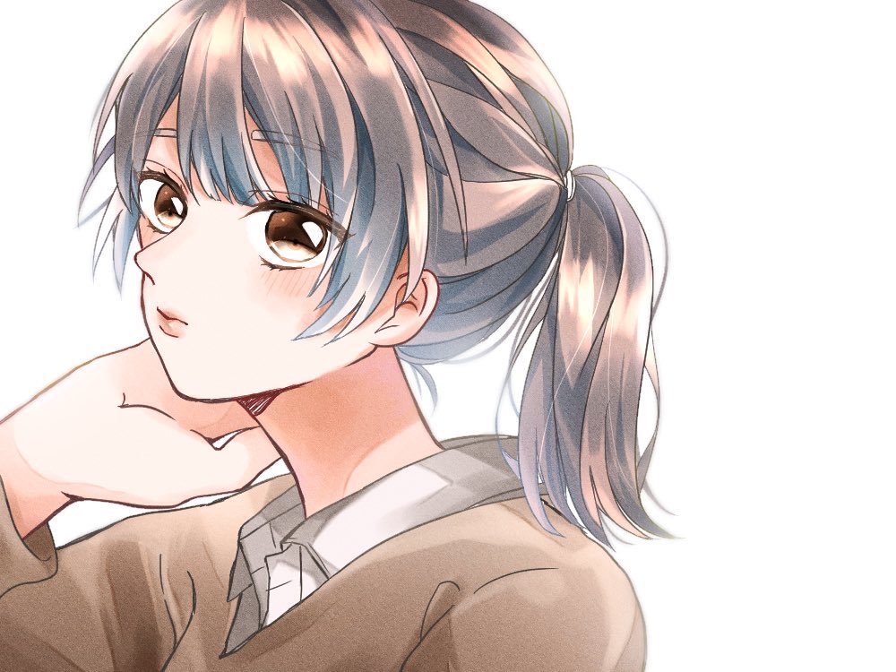 「照れ 」|ゆきんこ☃️のイラスト