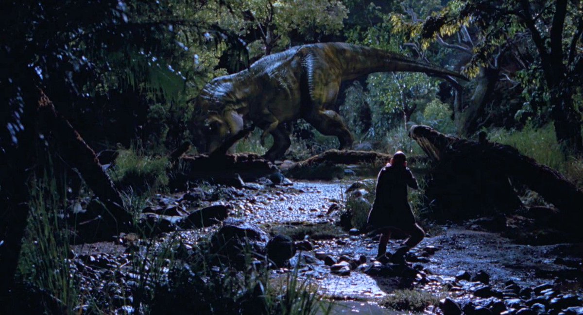 Today is the 23rd anniversary of The Lost World: Jurassic Park. It has a bad script, I can't deny it, but I have really grown to appreciate its portrayal of dinosaurs. (Thread)This is my favourite CGI shot in the whole franchise: