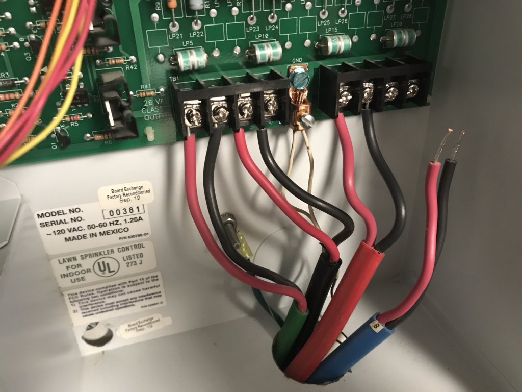SRGCMVentura's tweet photo. Good day out in the field today replacing a MIM and troubleshooting a few Link controllers! Leaving behind a loaner faceplate until the board exchange arrives. #RBControllers #HighTechIrrigation https://t.co/97WPWT334E