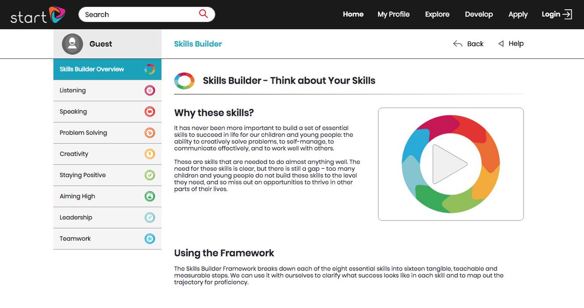 Start (@start_profile) on Twitter photo Here's a *thread* about our new partnership with <a href="/Skills_Builder/">Skills Builder Partnership</a> coming soon...
Students will be able to record their progress against all eight essential skills in the new Skills Builder Universal Framework... and schools will be able to track this. Here's a *thread* about our new partnership with <a href="/Skills_Builder/">Skills Builder Partnership</a> coming soon...
Students will be able to record their progress against all eight essential skills in the new Skills Builder Universal Framework... and schools will be able to track this.