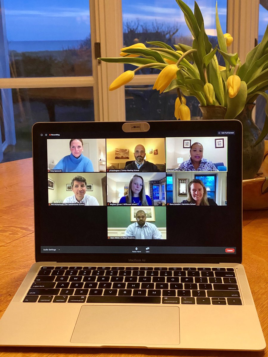 tim_murphy's tweet photo. Wonderful Zoom presentation tonight about the boarding school search for junior boarding students. Thanks @SuffieldAcademy @TrinityPawling @taftadmissions @LvilleSchool @millbrookschool @BerkshireSchool https://t.co/0WMrLNsNuQ
