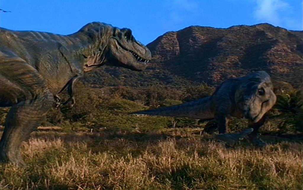 I love how much effort they go into showing the dinosaurs as complex animals with parental care and family structure. In the Jurassic World films all they do is stand in fields and fight each other.