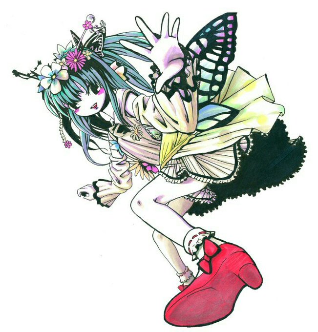 アゲハ蝶のtwitterイラスト検索結果