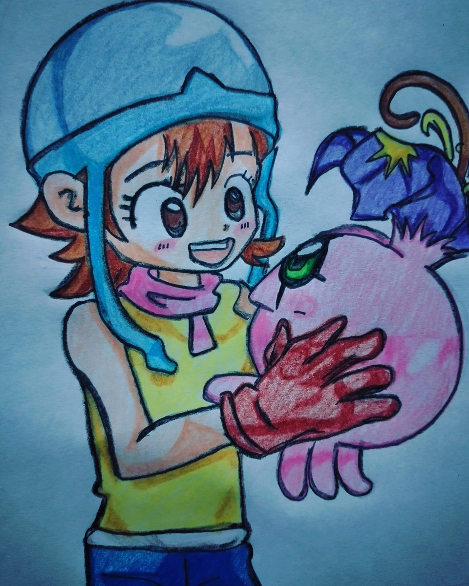 GiselaBuGuz's tweet photo. 👧🏻🎮
.
#digimonadventure #soratakenouchi #pyocomon #digielegidos #digimon
.
#drawing #instapic #anime #manga #dibujos #colorart #artist #animeart #artwork #fanart #animegirl #otaku #animedraw #mangadrawing #drawinganime #shoujo #shonen #sketch #artoftheday #90sanime https://t.co/U743CYX3Wi