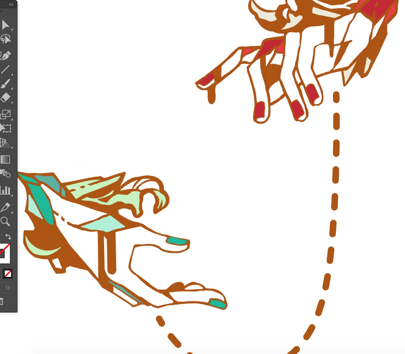 pemprika on X: the hand linking pin set is for the cinnaphos zine!! it'll  be titled as in perpetuum, meaning forever... never ending like their  suffering... also making a bust pin set (