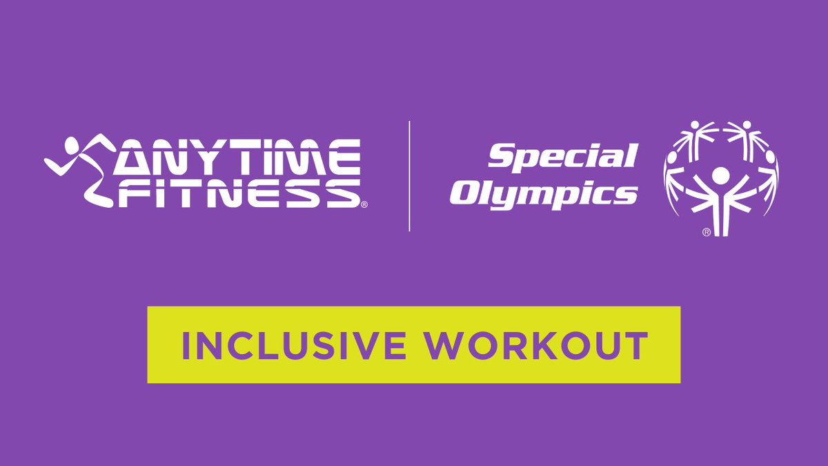 AnytimeFitness's tweet photo. 💪👩‍🦽🏋️‍♀️🏃‍♀️Join us tomorrow at 12pm CST for another virtual workout in partnership w/ @SpecialOlympics! Coach Katie will lead a 20-min seated workout that will benefit any athlete's core strength. All you'll need is a chair. Join us here: https://t.co/BVNUkpUYTc. #AnytimeEverywhere https://t.co/EG685GN2nw