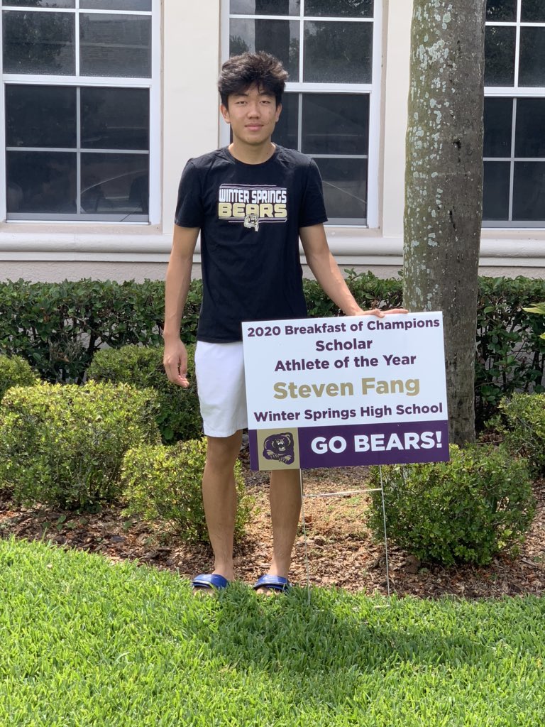 WSBearAthletics's tweet photo. SHOUT OUT TO STEVEN FANG
@wshsco2020 Valedictorian with a 4.807 GPA who was also a @FHSAA Cross Country State Qualifier and WSHS Tennis Team Standout!
@SCPSInfo 
@Petes_dragons 
@huntermjmich 
@Jakob_Jarzynka 
@stride4student 
@osvarsity 
@sctdclub https://t.co/SyHhZTS3Vm