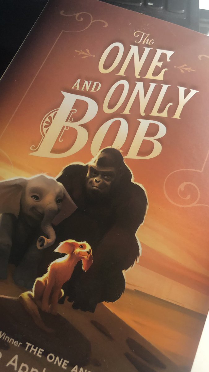 So excited!  Just got this in the mail!!  #TheOneandOnlyBob #BookAllies @kaaauthor