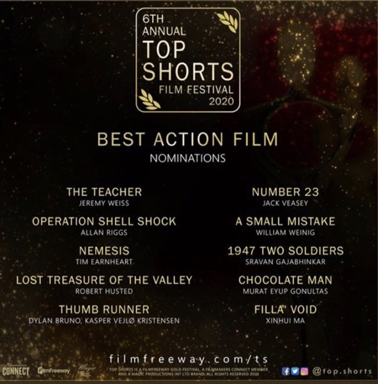 AndrePierre__'s tweet photo. Number 23 keeps on breaking barriers we find out the winner tomorrow but blessed for the film to be nominated. Well done to all @MoonheadFilms_ @JackVeasey @beckilloyd_ @DomTho93 @segade_jason @ActorWills @georgieneathy @actordja1 @Ben_OHare92 @BenBull @dangry988 @TAjreeves 👏🏾👏🏾 https://t.co/d2FUuwrB8b