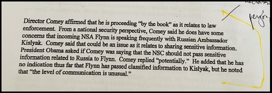 1) Now we know the specific motive for writing: "Obama asked if Comey was saying that the NSC should not pass sensitive information related to Russia to Flynn. Comey replied "potentially."" Then comes: "Thus far"..Remember, Rice/Obama deny knowing about FBI investigation.  https://twitter.com/TheLastRefuge2/status/1262837762715156481