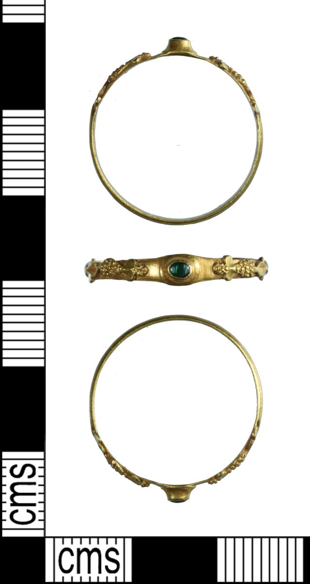 TRegistrars's tweet photo. This delicate Medieval gold finger-ring is another discovery recently declared Treasure by the Durham Coroner - @dumuseums hopes to acquire through the Treasure Act #lockdowntreasure https://t.co/ym7S1ezK70 https://t.co/VI2qOPTnXI
