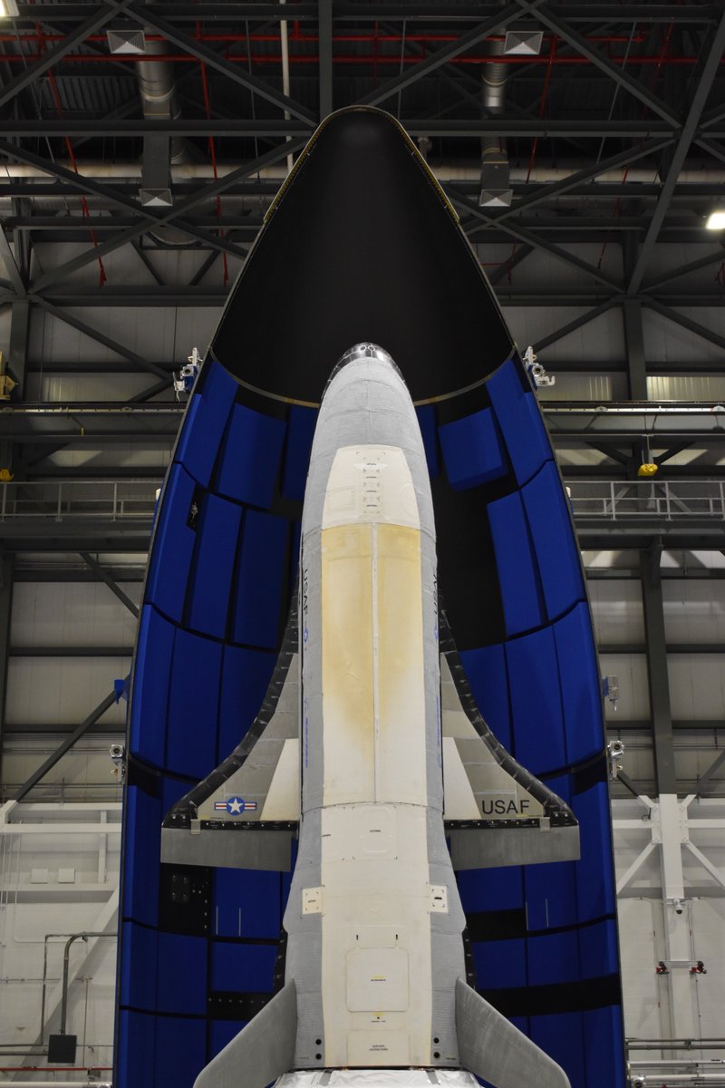 The Boeing X-37B is an uncrewed spaceplane designed to operate in low-Earth orbit. Over the course of the X-37B’s five previous missions, it has spent more than 2,800 days in orbit. This is the X-37B’s first mission to use a service module to host experiments.