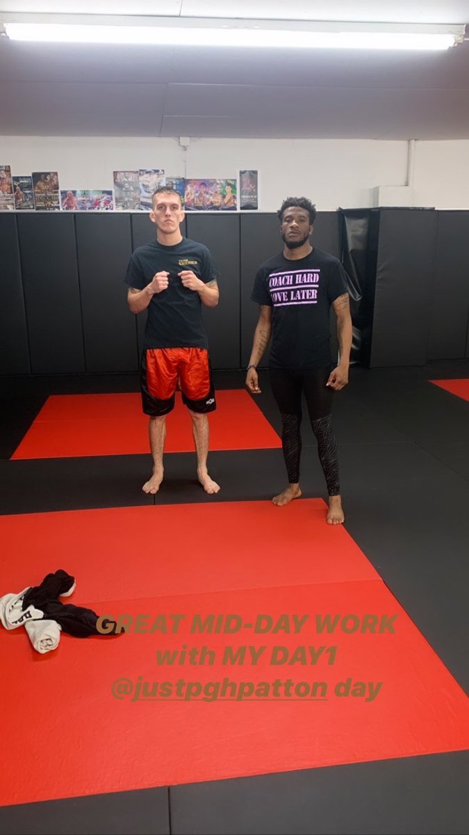 BushmasterMMA's tweet photo. Back in the lab with my mofo @JustPghPatton https://t.co/7adEqHnXUv
